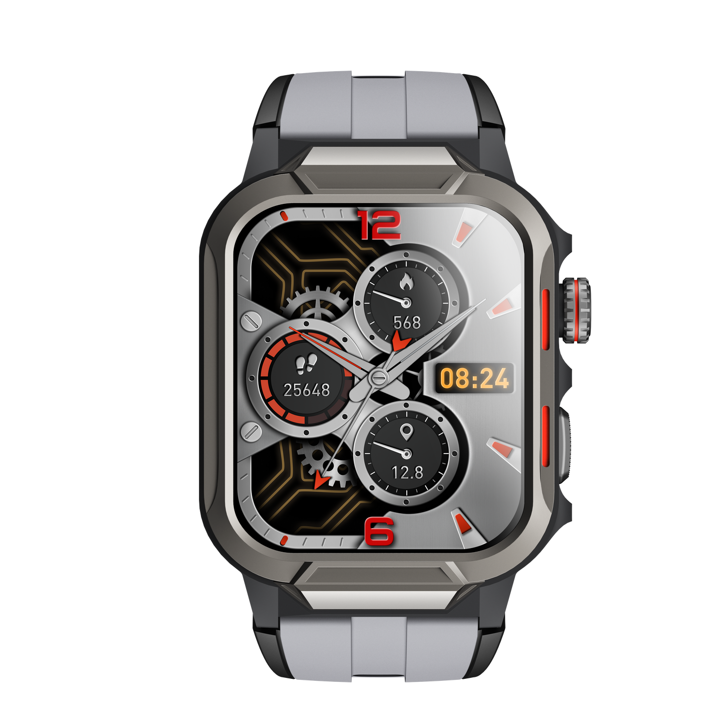 Smart Watch for Men 3ATM Waterproof Smartwatch 1.96 inch screen for Android and iOS Phones Fitness Tracker Watch with 100+ Sports Modes-1