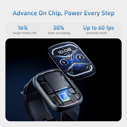 Smart Watch for Women, 1.95'' AMOLED Ultra-Clear Screen Activity Trackers with Heart Rate/Sleep/SpO2 Monitor, Smartwatch for iPhone/Samsung/Android-3