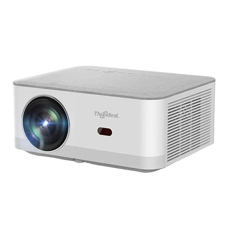 NNEOBA Portable Mini 4K Projector 1080P White-0