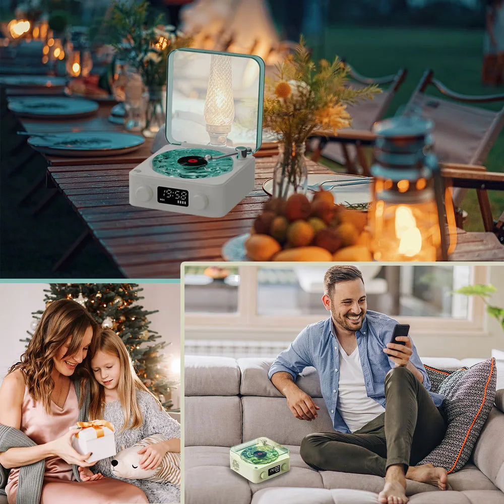 NNEDSZ White, KW03 Bluetooth Sleep Sound Machine - Retro Design with 1500mAh Battery