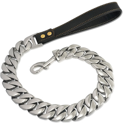 Cuban Link Chain Dogs Leash-8