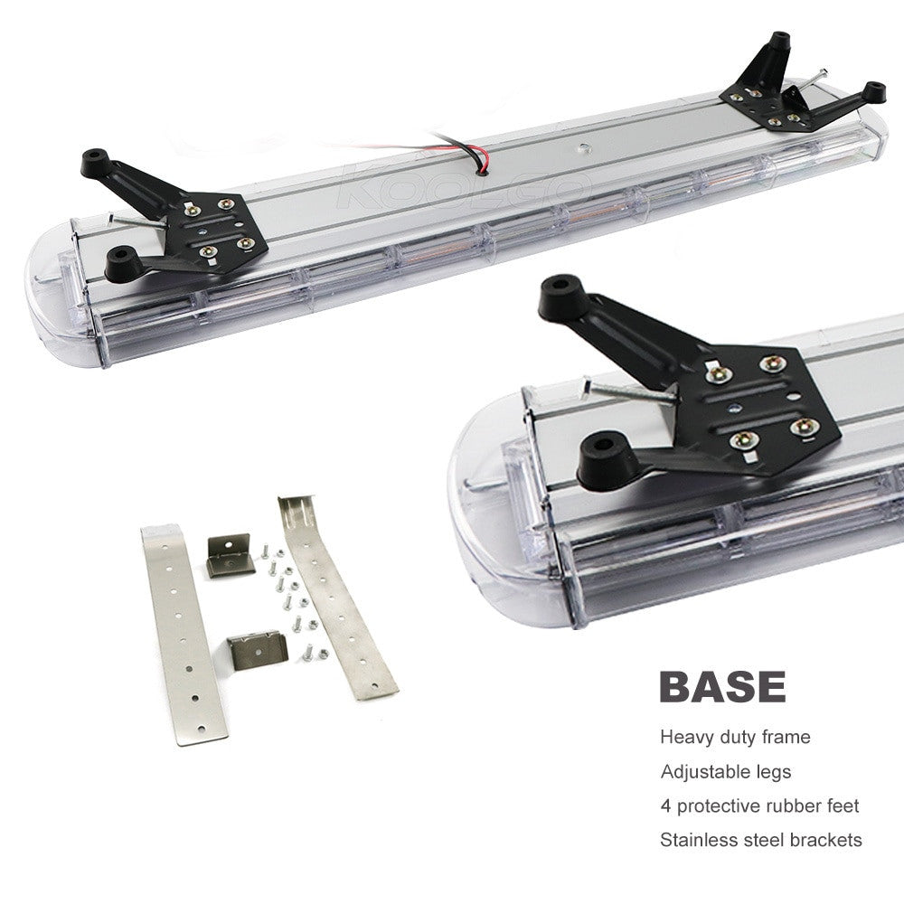 LED Flashing COB Lightbar Signal Emergency Lights-4