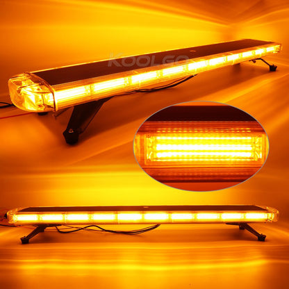 LED Flashing COB Lightbar Signal Emergency Lights-3