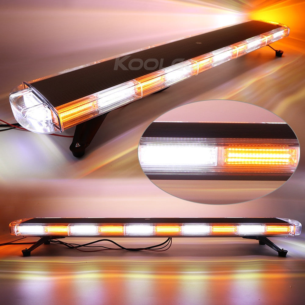 LED Flashing COB Lightbar Signal Emergency Lights-2
